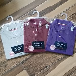 Boy's Uniform French Toast Polo Shirts XS Size 4/5